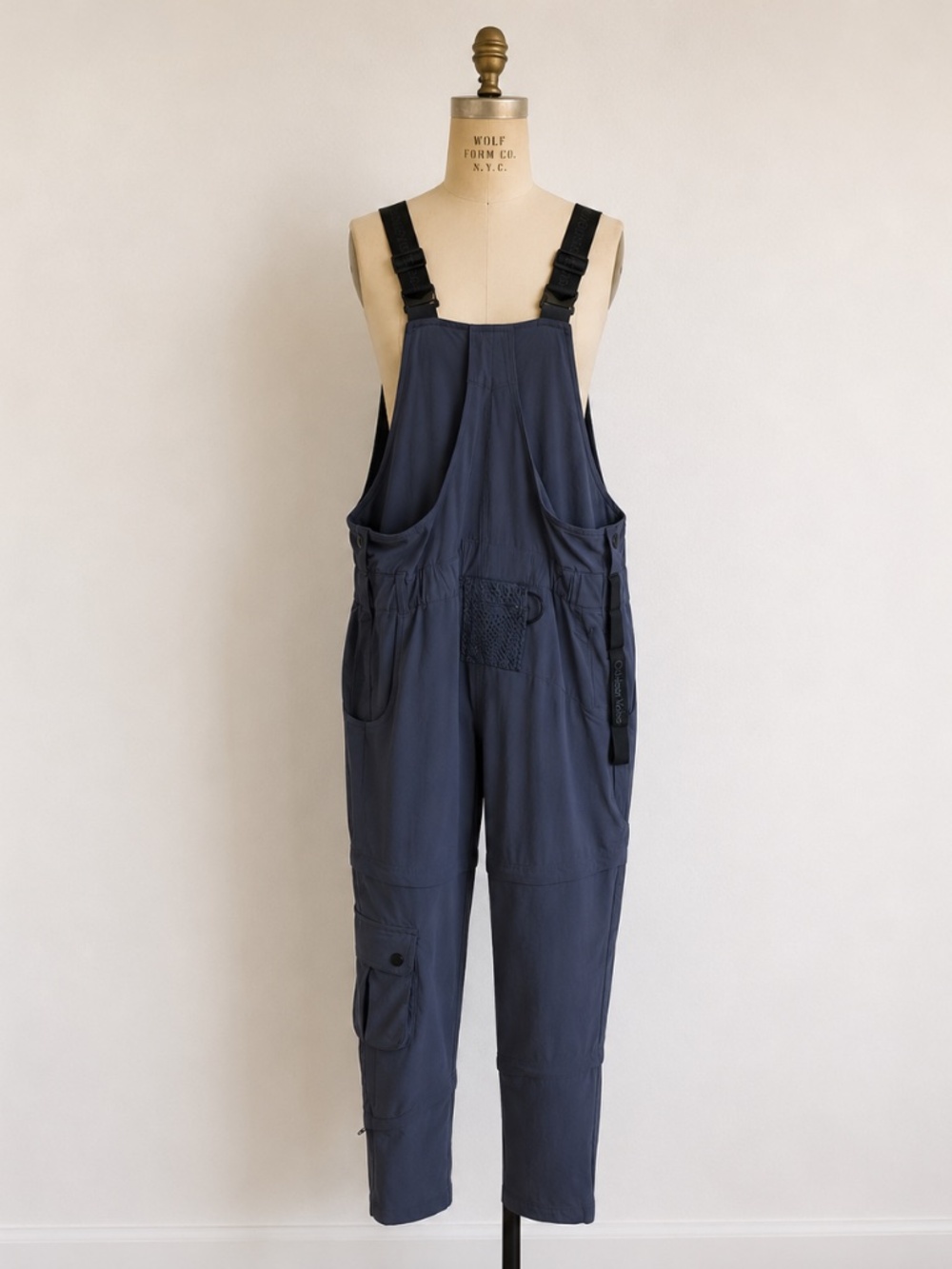 Outdoor Voices Navy RecTrek Hiking Overalls/Jumpsuit Zip Off - Picture 2 of 3